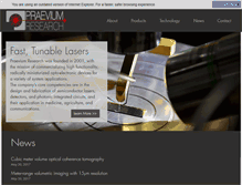 Tablet Screenshot of praevium.com